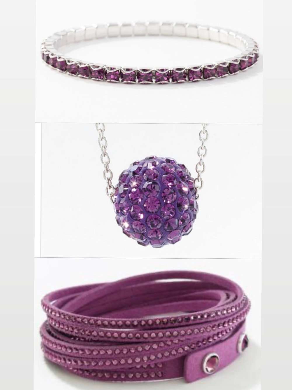 Touchstone Crystal Purple 3 piece Bundle
